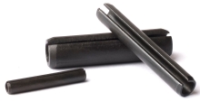 M3 x 28 MM Roll Pin Spring Pin Medium Carbon Steel Black Oxide 